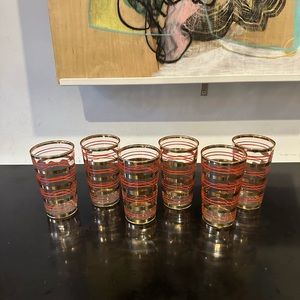 MCM Metallic juice glasses